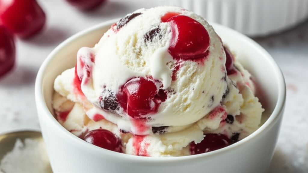 Ben Jerry S Cherry Garcia Copycat image