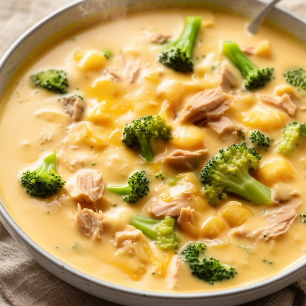 Tuna And Cheddar Soup image