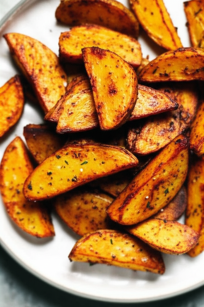 Bengali Style Oven Fried Potatoes image