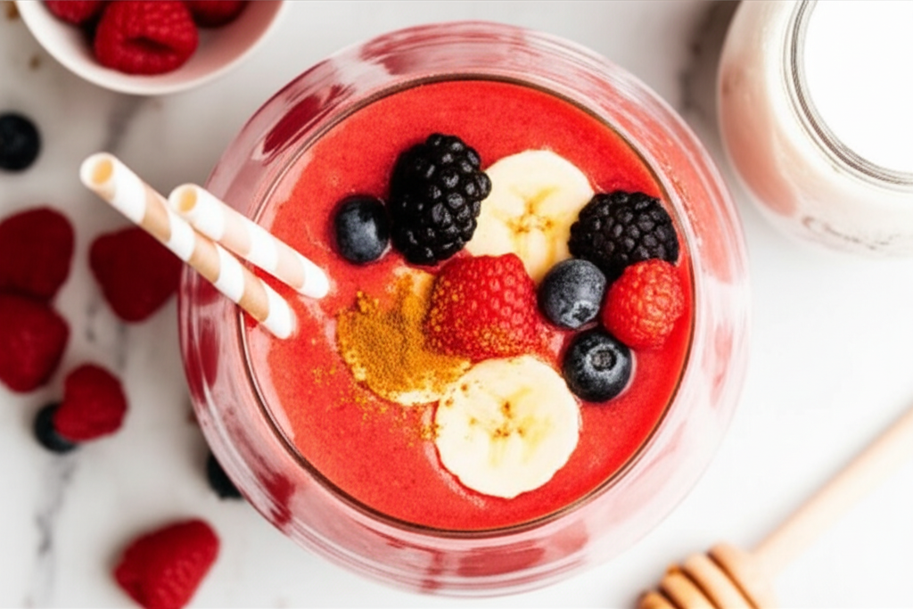 Berry Watermelon Smoothie image
