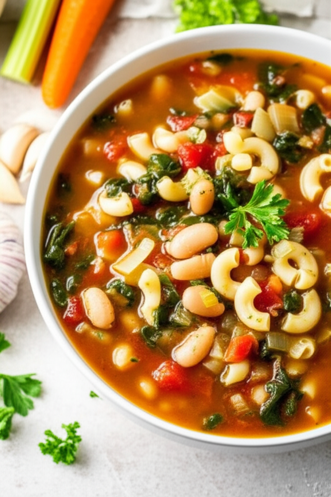 Tuscan Spinach Bean Soup image