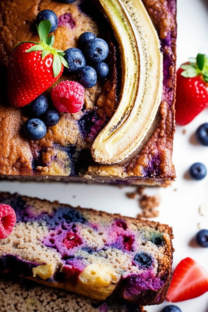 Berry Banana Loaf image