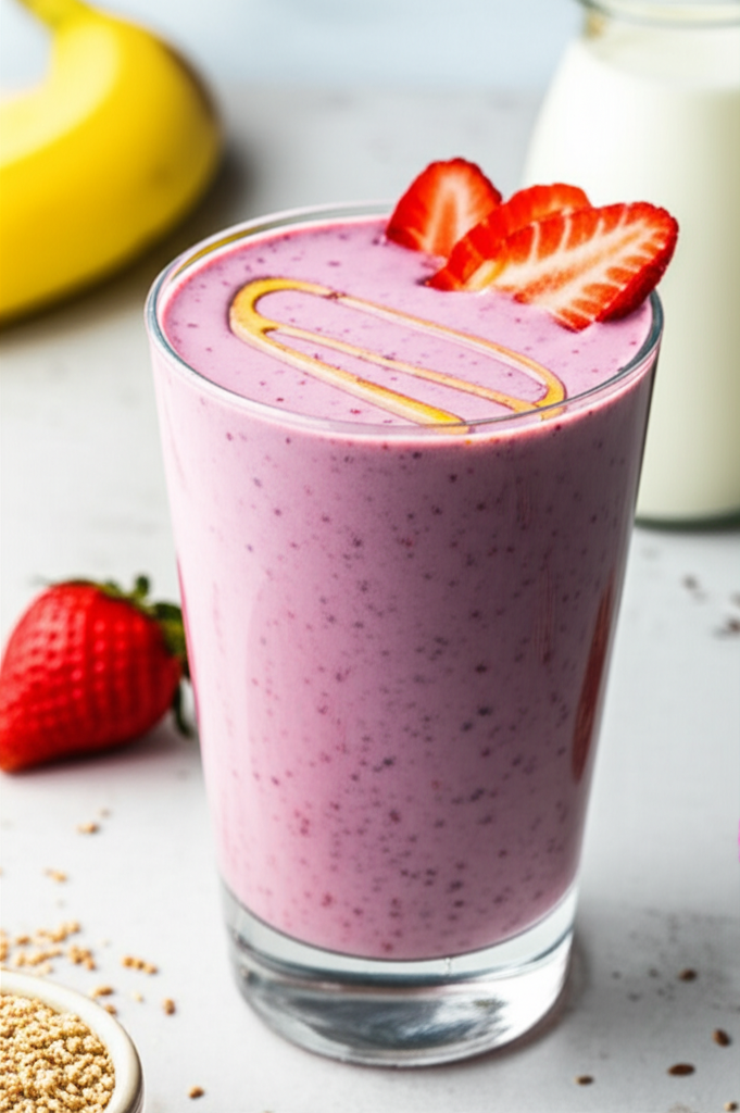 Berry Banana Protein Shake image
