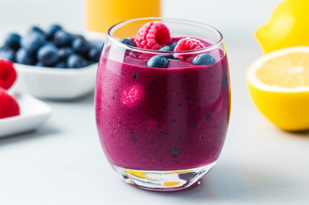 Berry Brainstorm Smoothie image