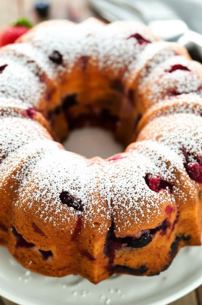 Berry Bundt Cake image