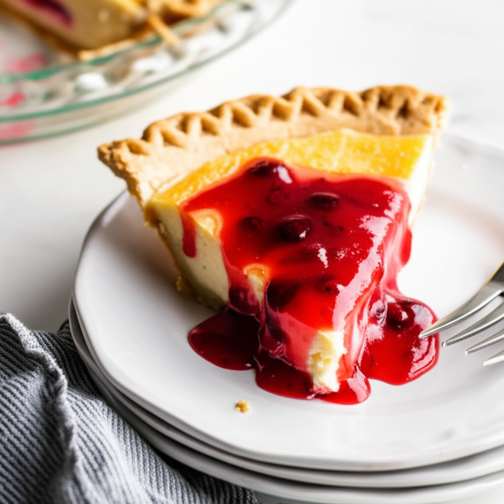 Berry Buttermilk Pie image