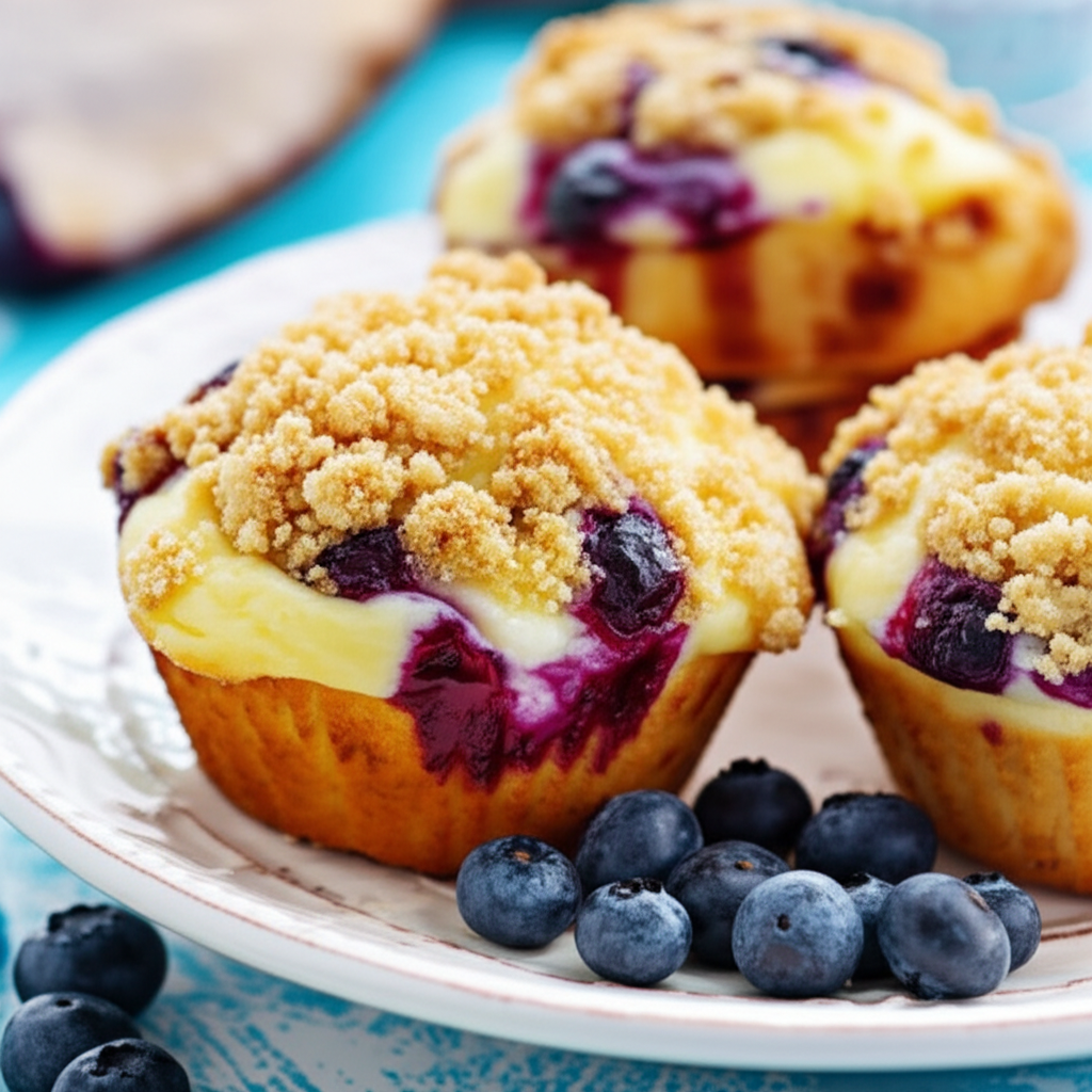 Berry Cheesecake Muffins image