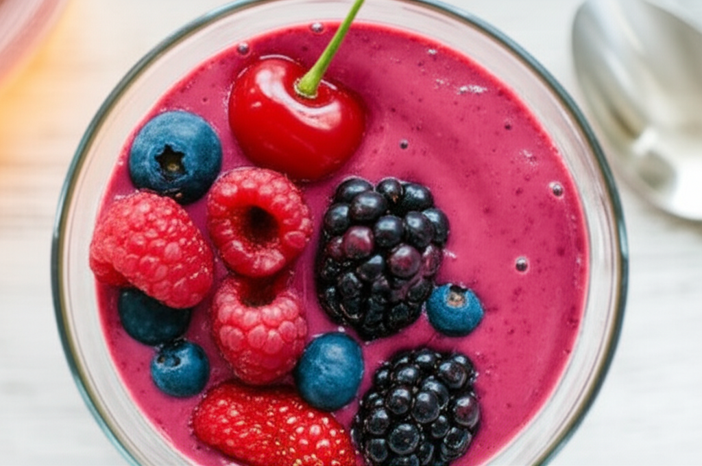 Berry Cherry Smoothie image
