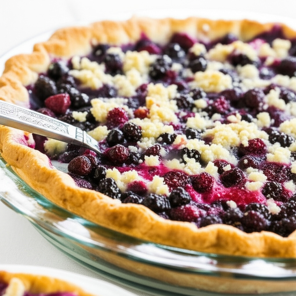 Berry Cream Pie image