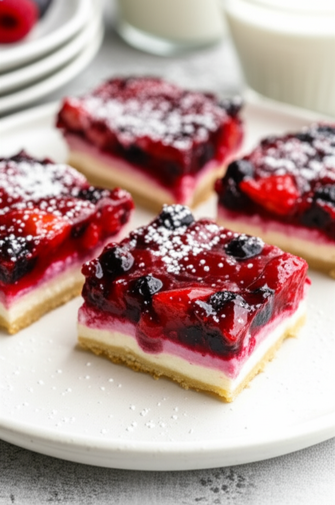Berry Delicious Dessert Bars image