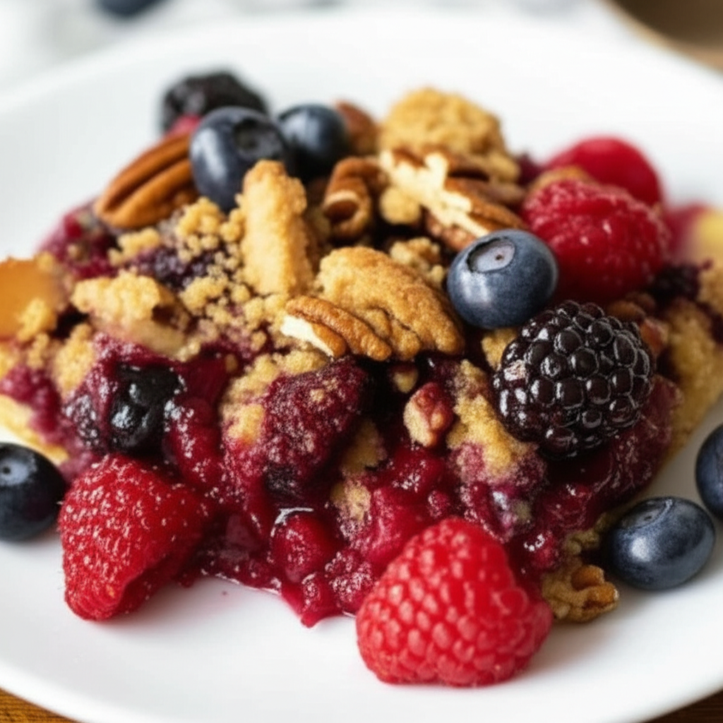 Berry Dump Cake image