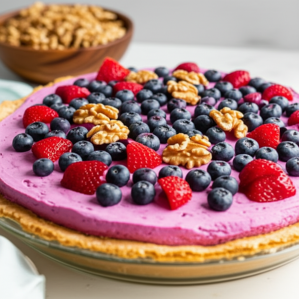 Berry Frost Pie Raw Food image