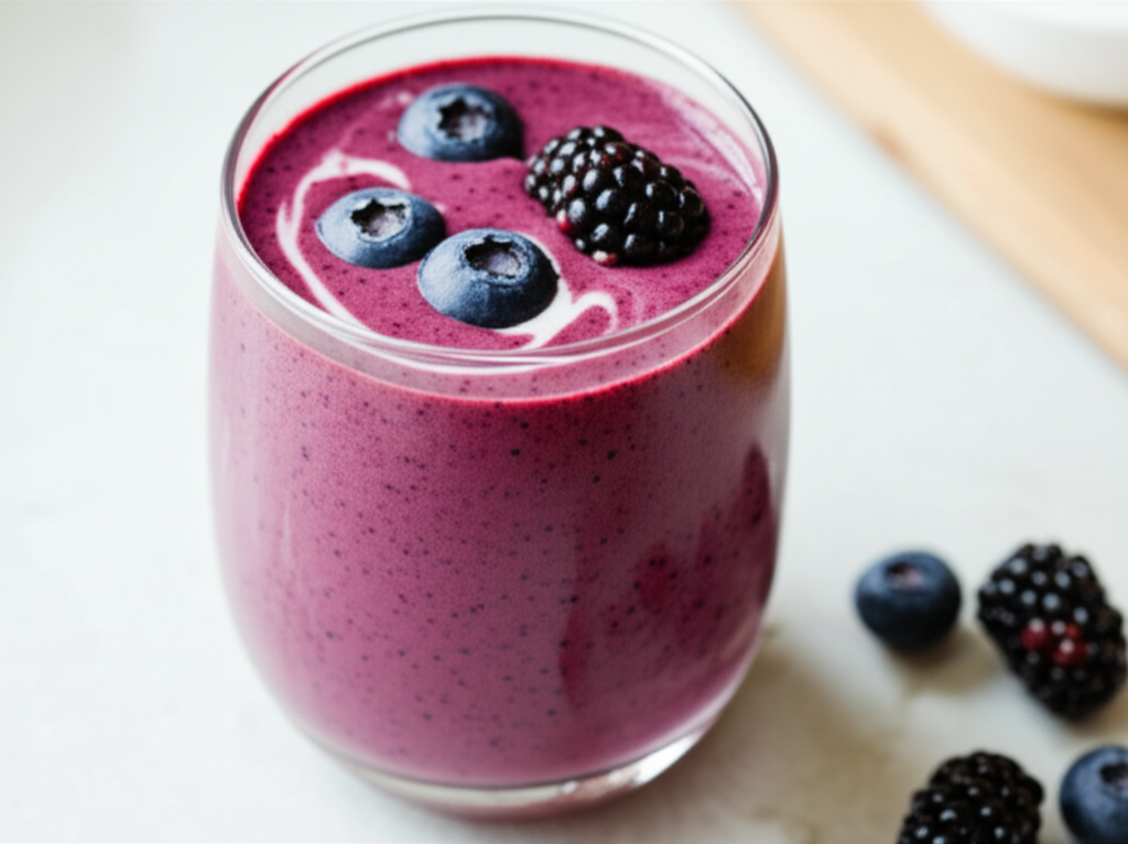 Berry Healthy Smoothie High Protein image