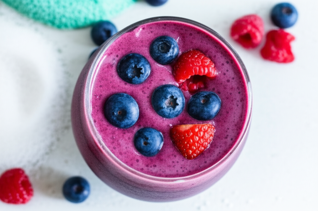 Berry Hippie Tea Flavored Smoothie image