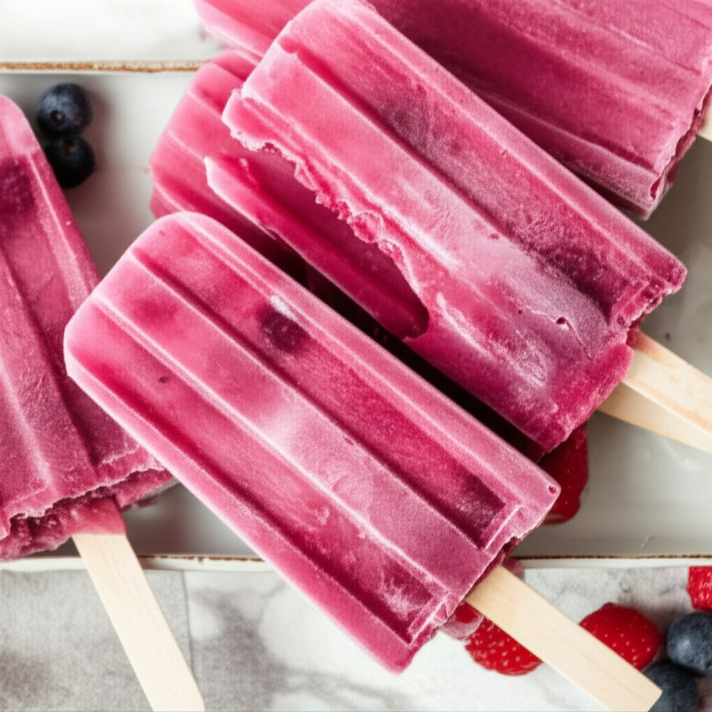 Berry Ice Pops image
