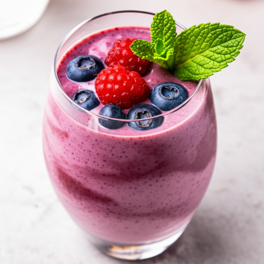 Berry Mint Smoothie image