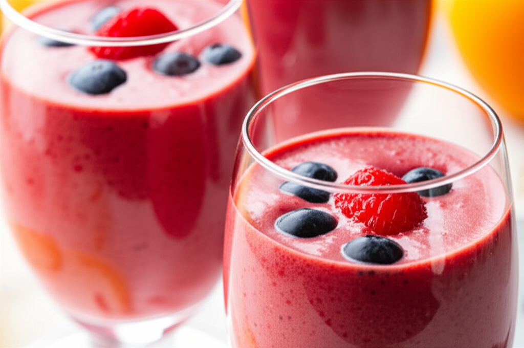 Berry Orange Smoothies image