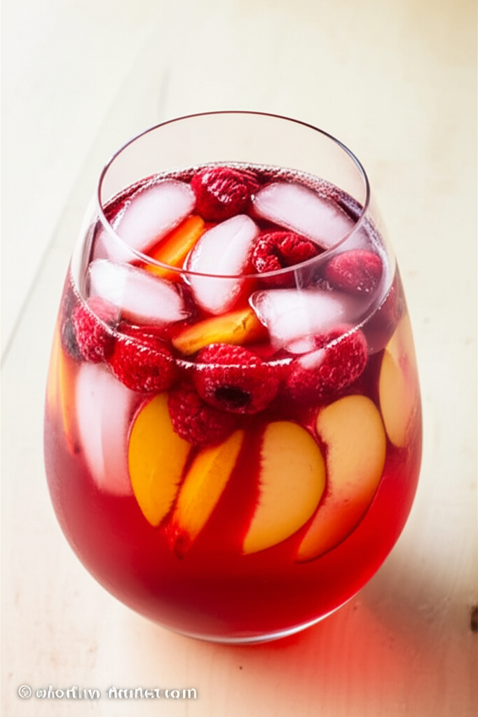 Berry Peach Sangria image