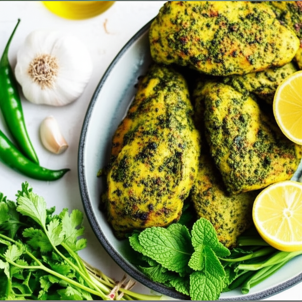 Aarsis Ultimate Hariyali Chicken Tikka image