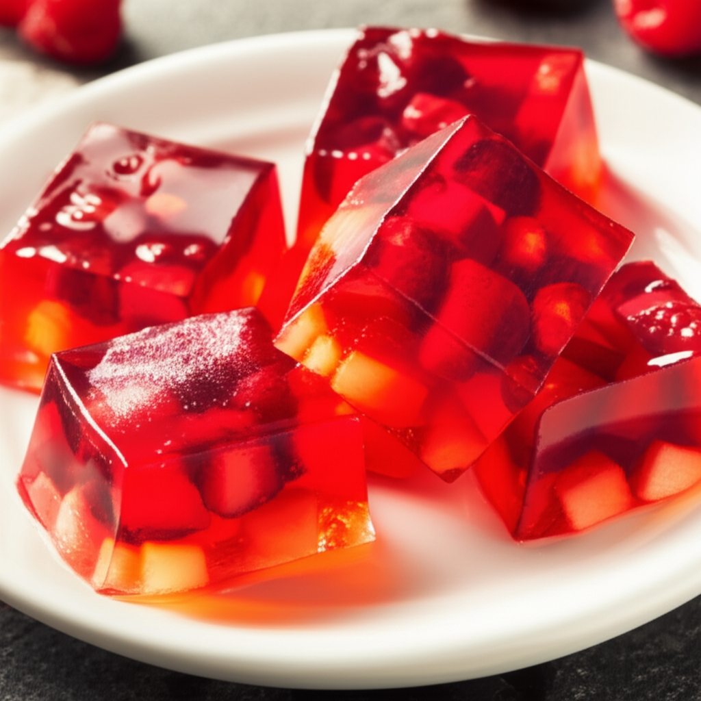 Berry Sour Apple Jello Shots image