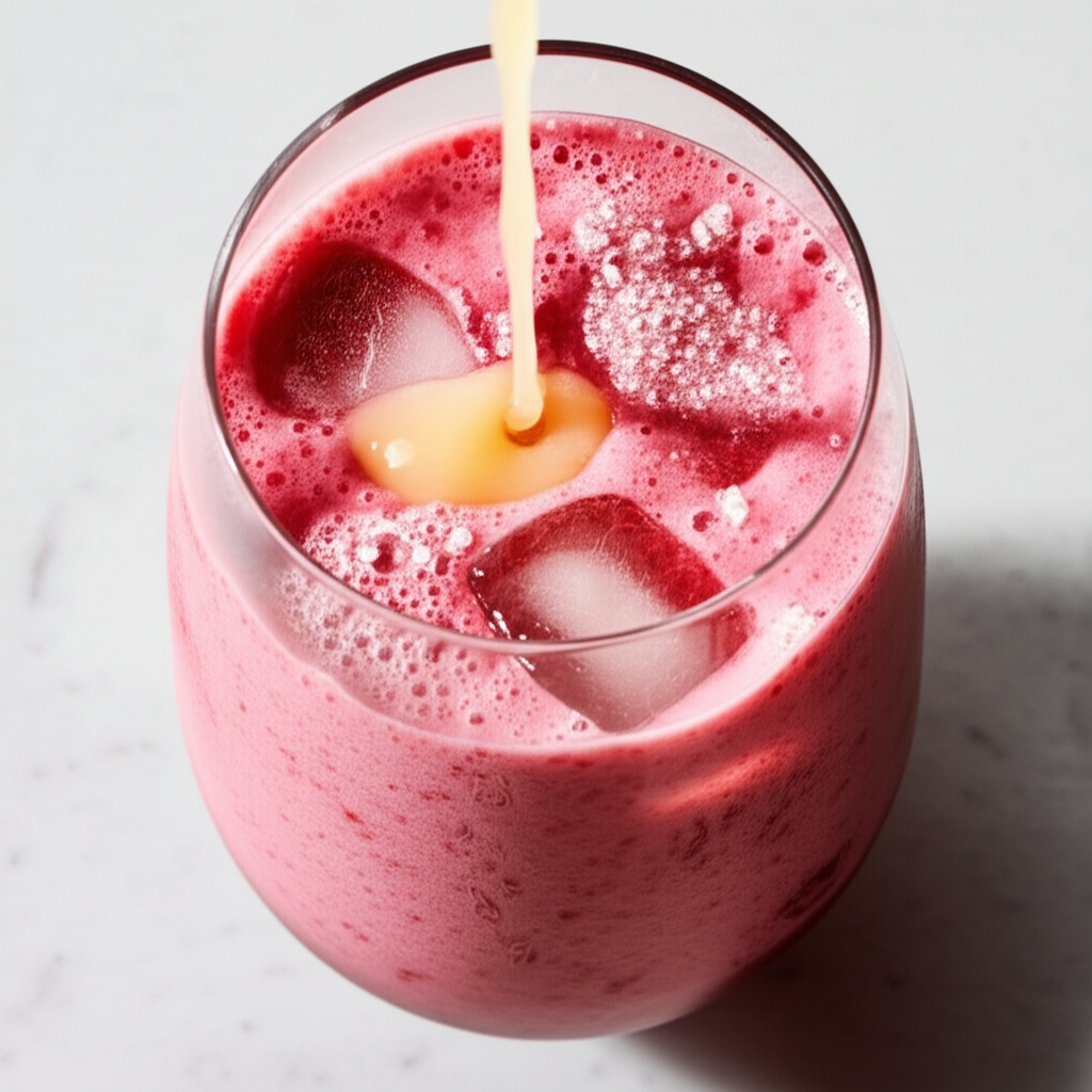 Berry Tart Orange Smoothie image