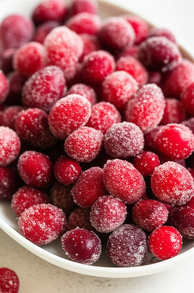 Vanilla Orange Sugared Cranberries image