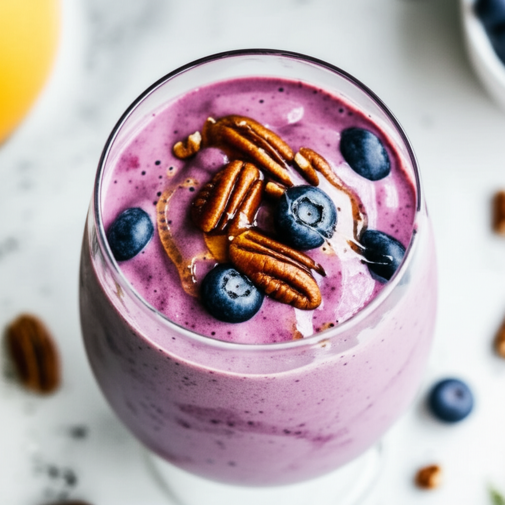 Berry Blue Vanilla Smoothie image