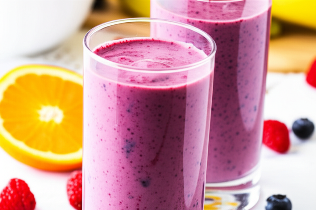 Berry Orange Smoothies image