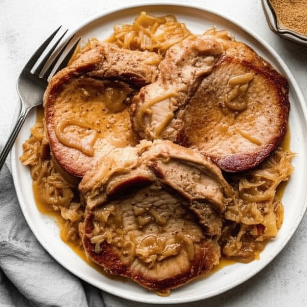 Berta S Chops Sauerkraut image
