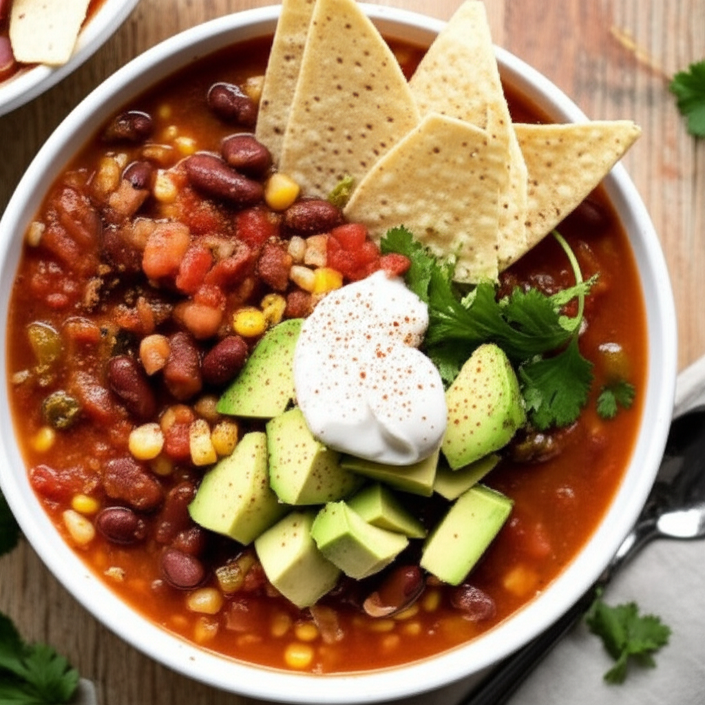 Vegan Taco Soup image