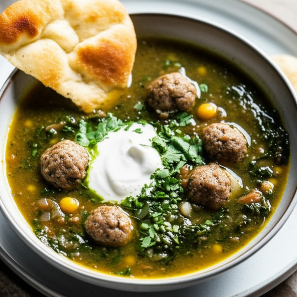 Aash E Shalgham Beef And Herb Soup image