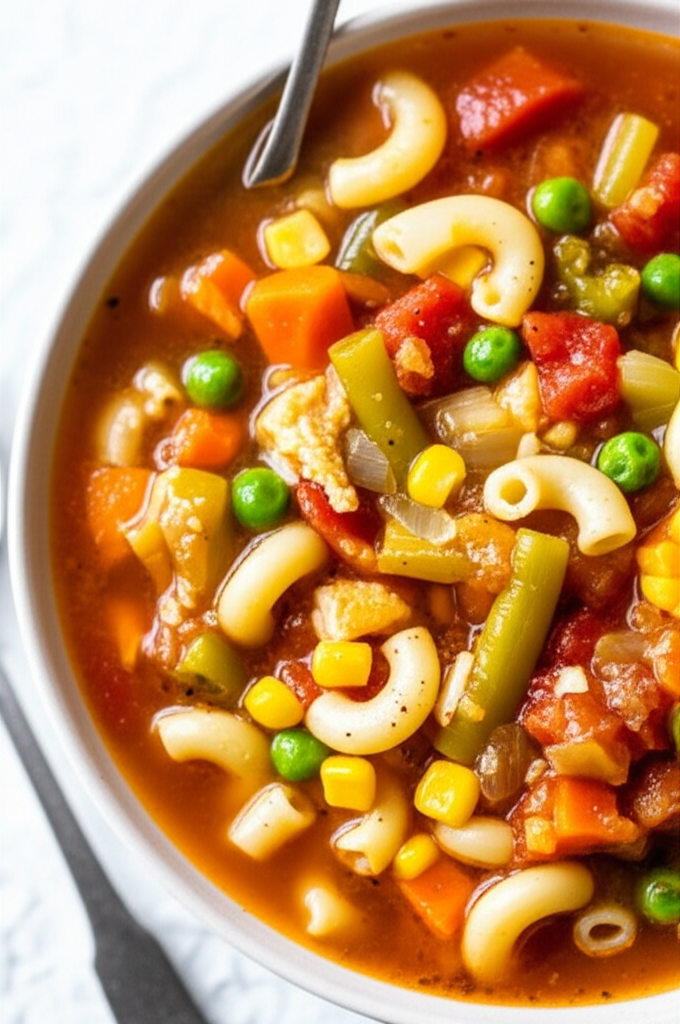 Veggie Mac Soup image