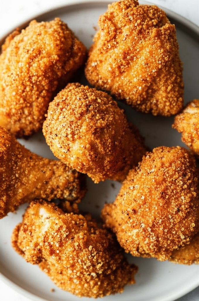 Kicked Up Oven Fried Chicken image