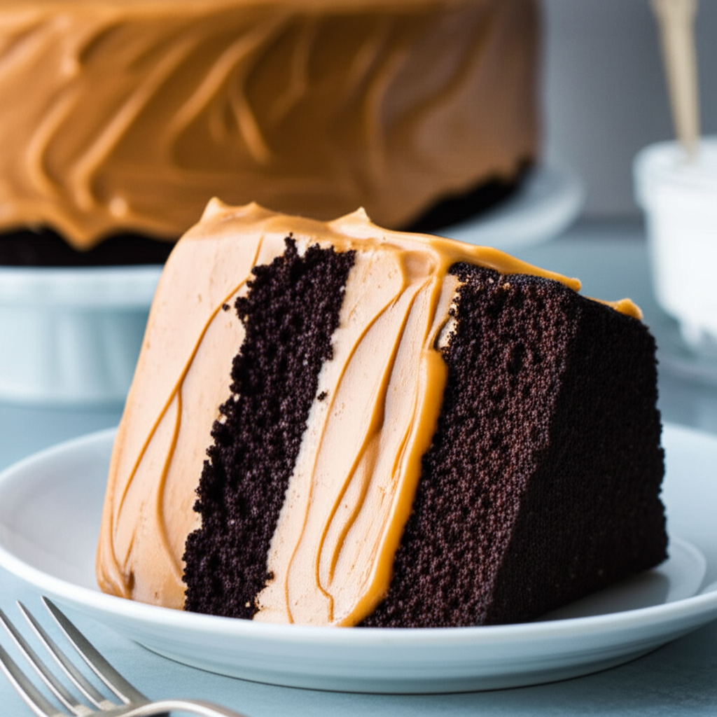 Best Chocolate Cake With Caramel Icing image