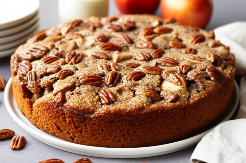 Abby S Pecan Apple Cake image