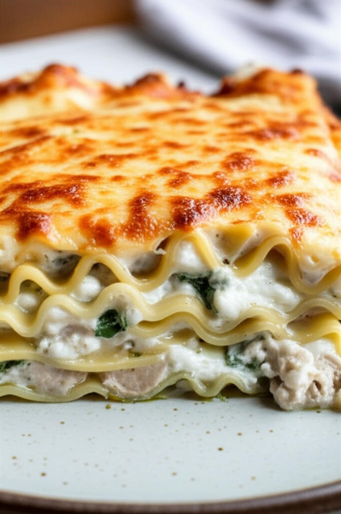Best Creamy Chicken Lasagna image