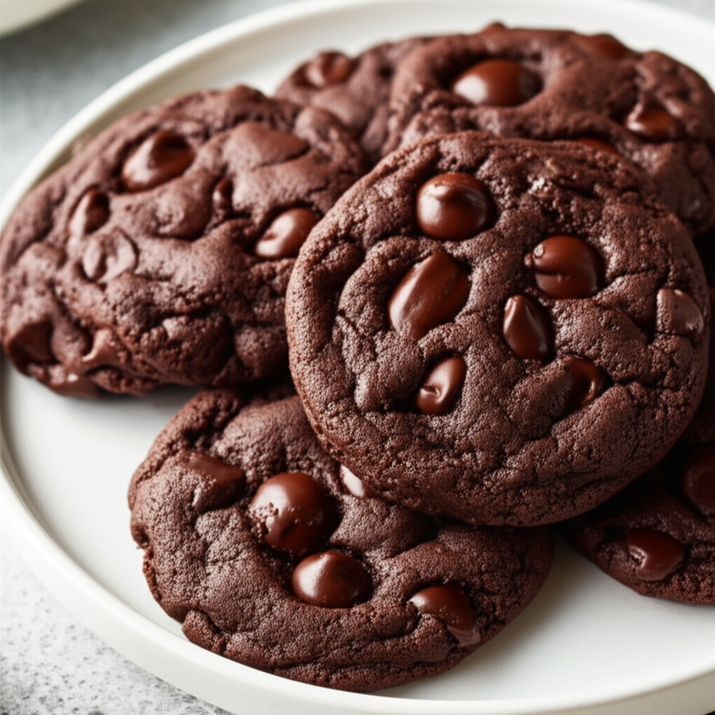 Abby S Ultimate Chocolate Chocolate Chip Cookies image