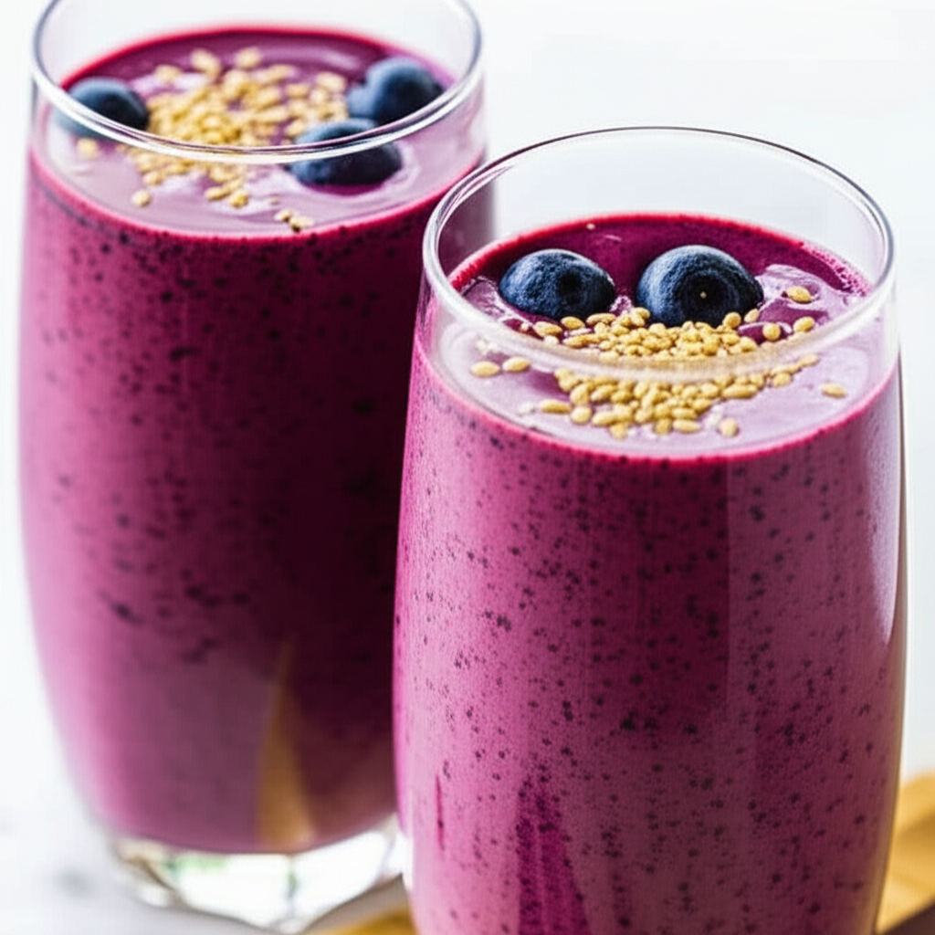Best Ever Banana And Berry Smoothies image