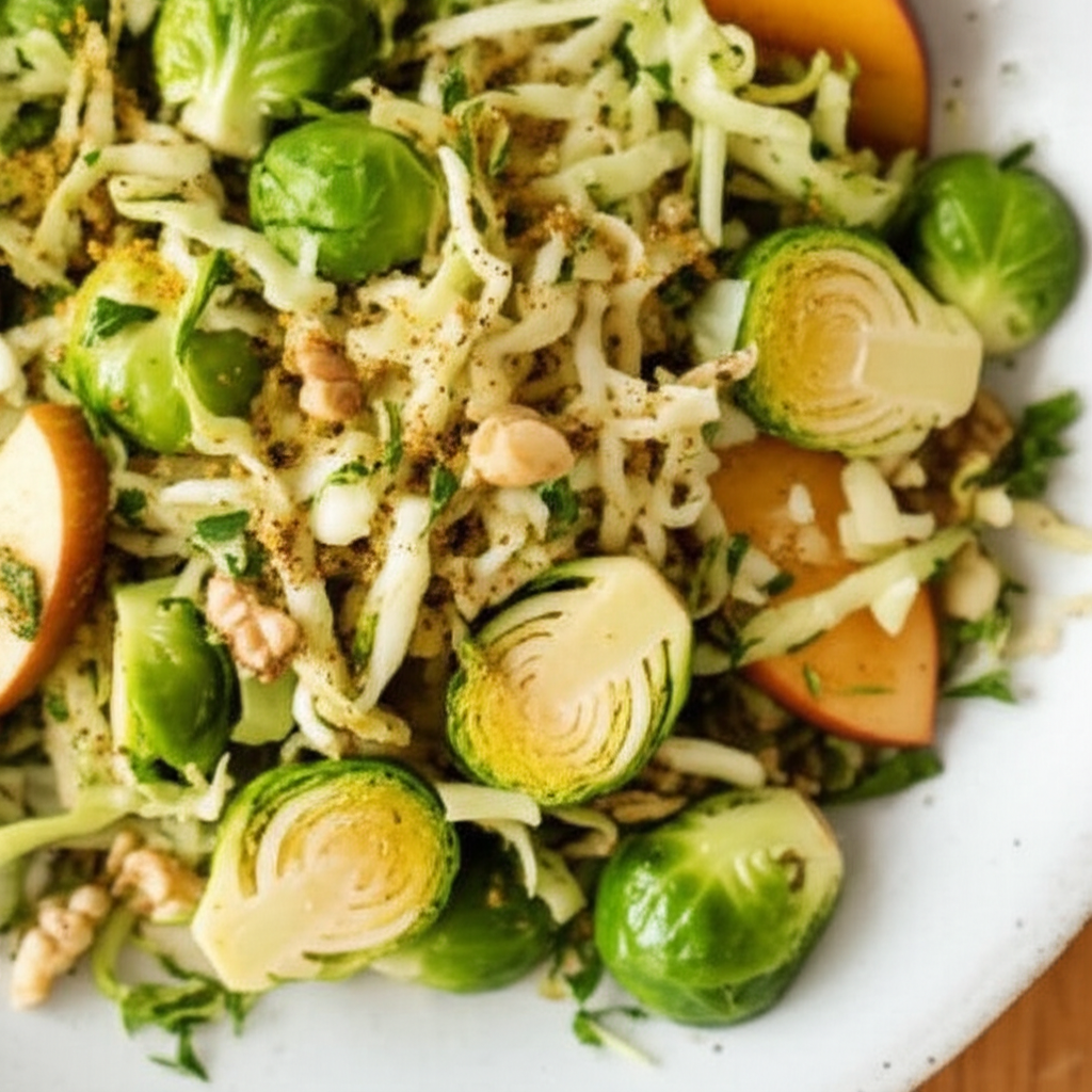 Abc S Sauteed Apple Brussels Sprouts And Cabbage image