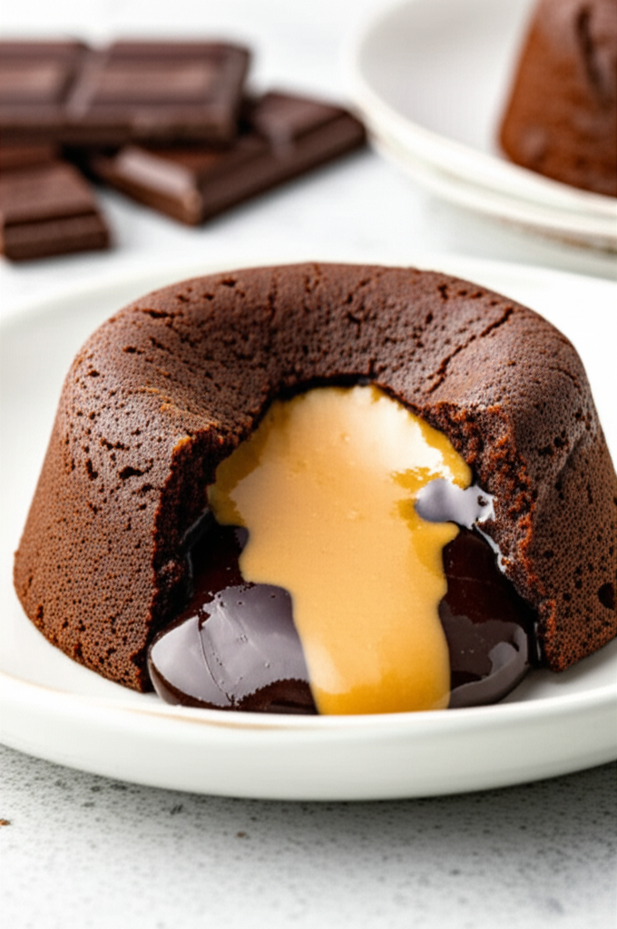 Best Ever Peanut Butter Chocolate Molten Cakes image
