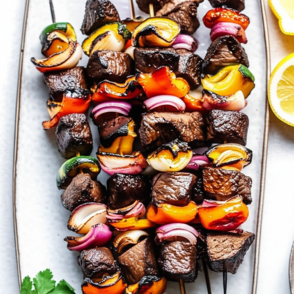 Best Marinated Veggie Kabobs image