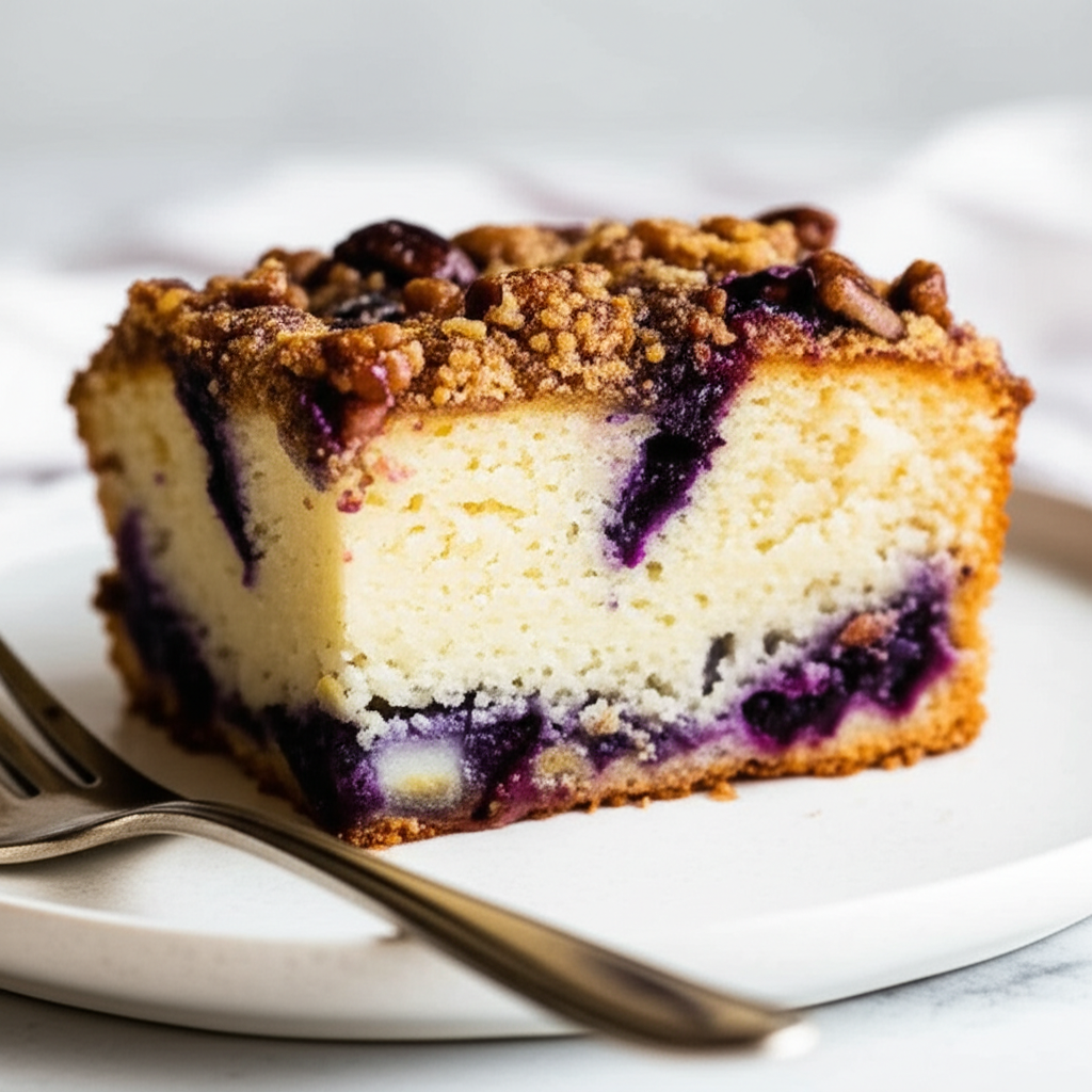 Best Of Show Blueberry Sour Cream Coffee Cake image