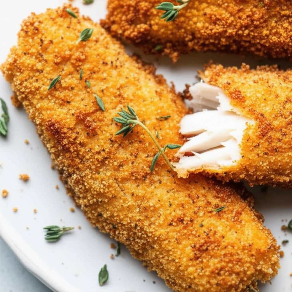 Best Oven Fried Fish Ever image