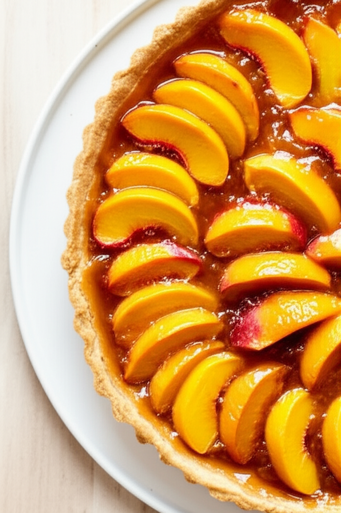 Best Peach Tart Paula Deen image