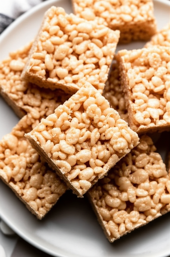 Best Peanut Butter Rice Krispy Treats No Corn Syrup image
