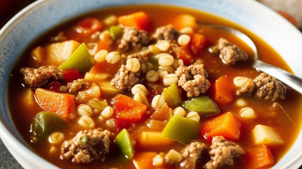 Best Ever Beef Barley Soup image
