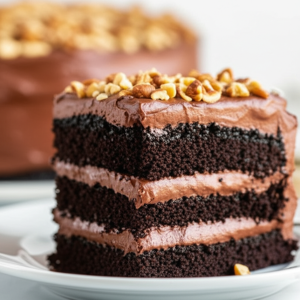 Best Ever Chocolate Fudge Layer Cake image