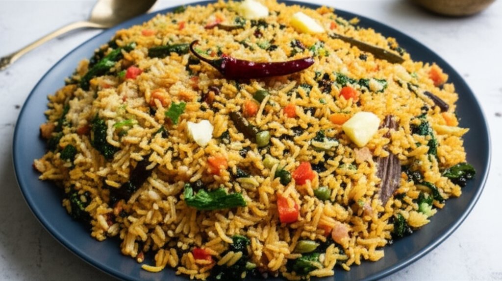 Absolutely Addicitve Kale Moti Biryani Lunch That's Complete image