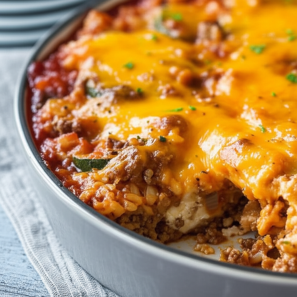 Zucchini And Rice Casserole image