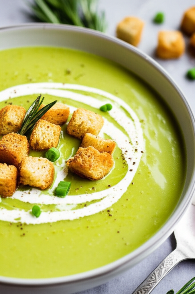 Zucchini And Rosemary Soup image